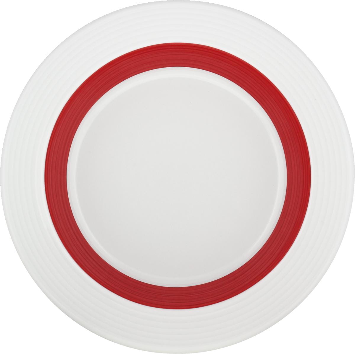 Spezialteller Fahne Relief 23cm INVITA DIALOG PINSELBAND rubinrot