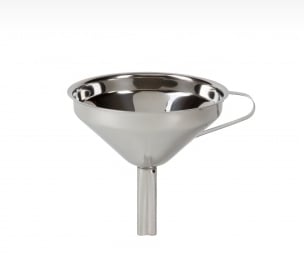 Restetrichter mit Sieb D: 127mm Edelstahl