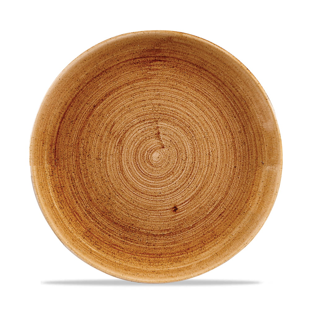 Teller flach coup 26cm STONECAST PATINA vintage copper