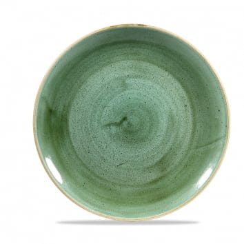 Teller flach coup 26cm STONECAST samphire green