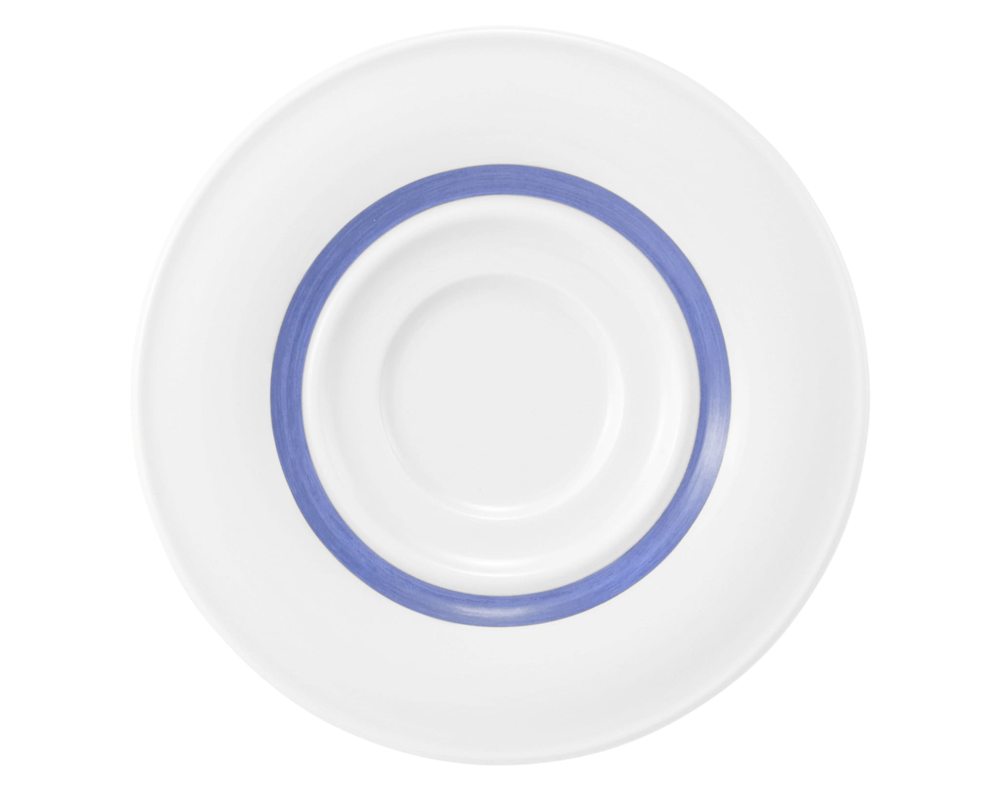 Kombiuntertasse rund 1 15,5cm COMMUNITY pinselband blau