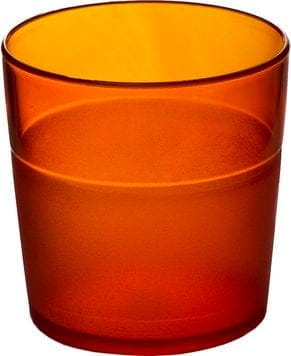 Becher 0,17L LUCY orange stapelbar