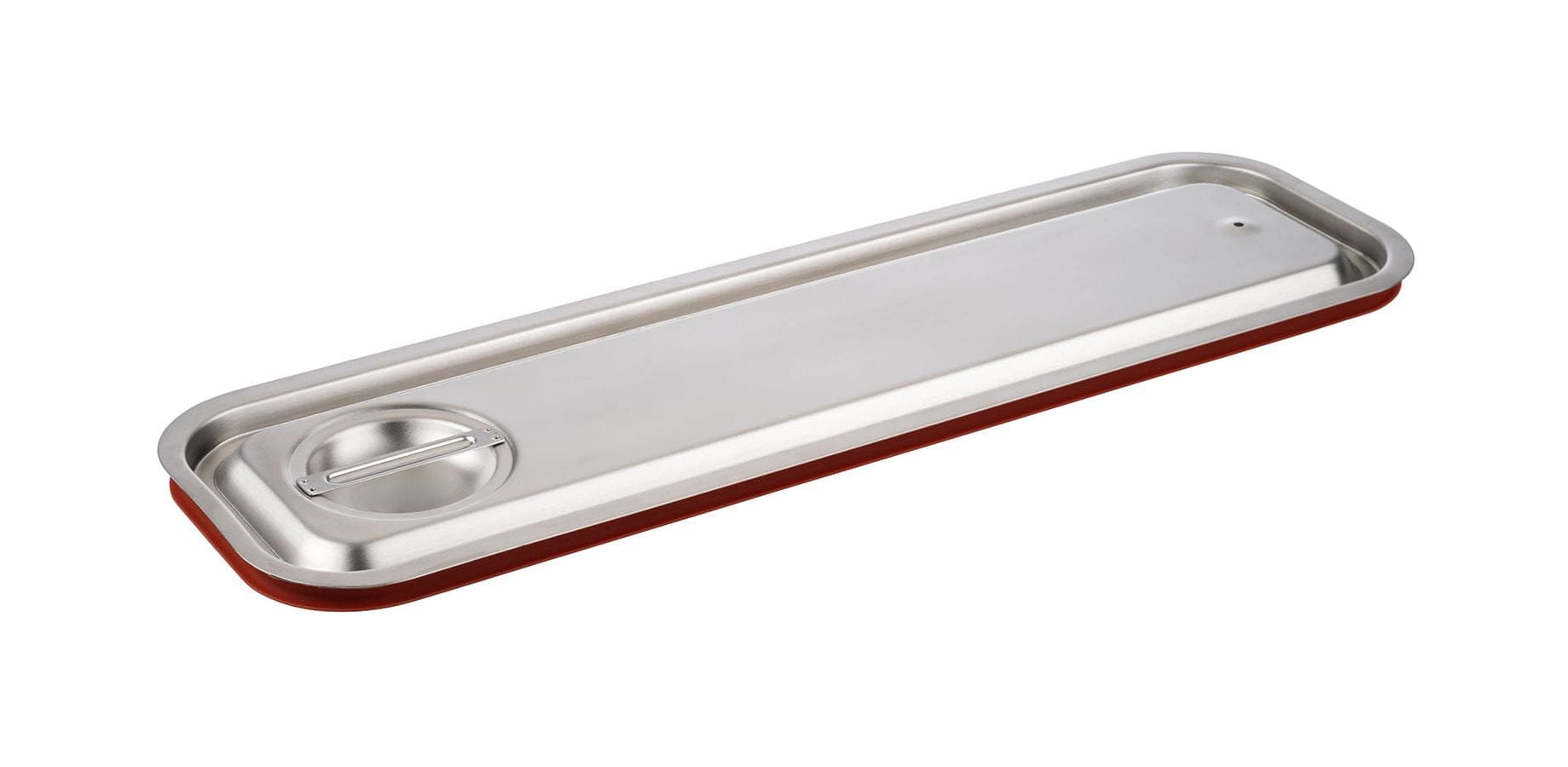 GN-Deckel BASIC 2/4 mit Gummidichtung Edelstahl