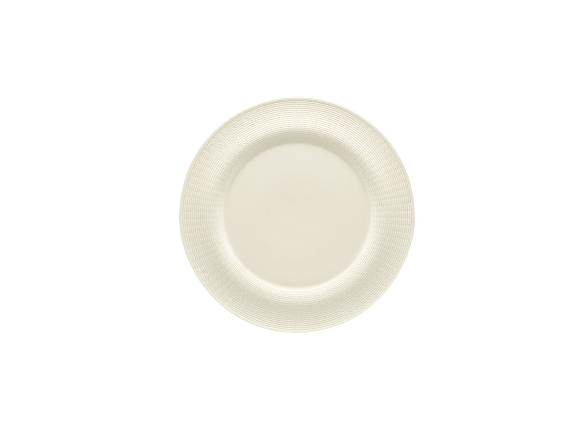 Teller flach 24cm Struktur GENERATION creme