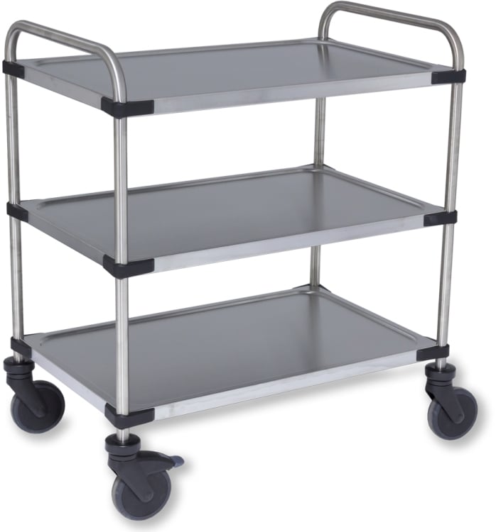Servierwagen SW-8x5-3 Kunststoff Rollen