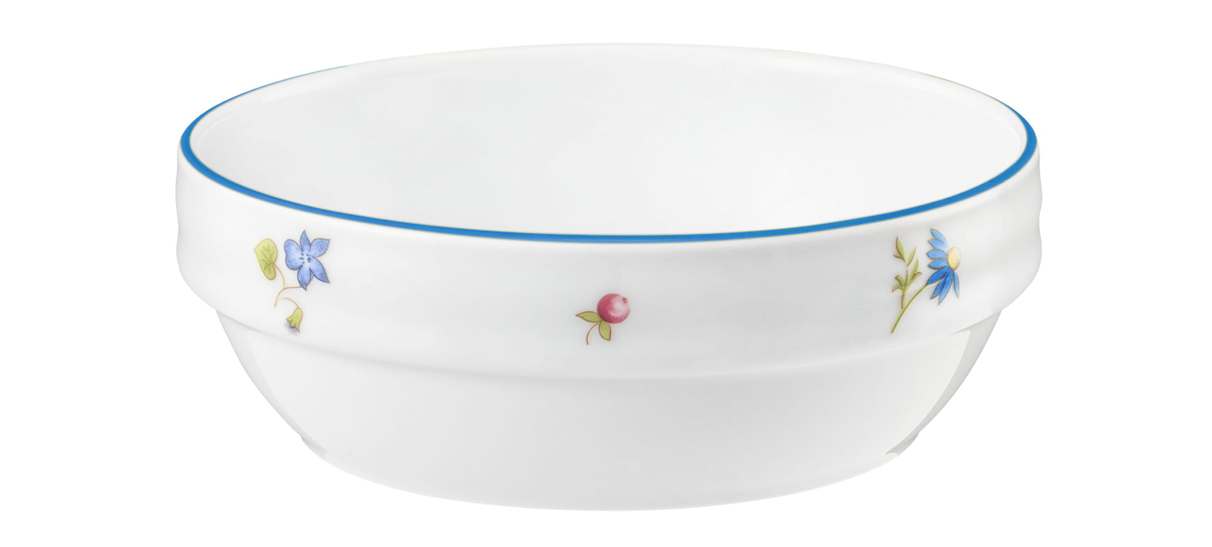 Schale rund rund 12cm COMMUNITY streublume blaue linie