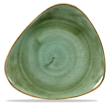 Teller dreieckig 31,1cm STONECAST samphire green