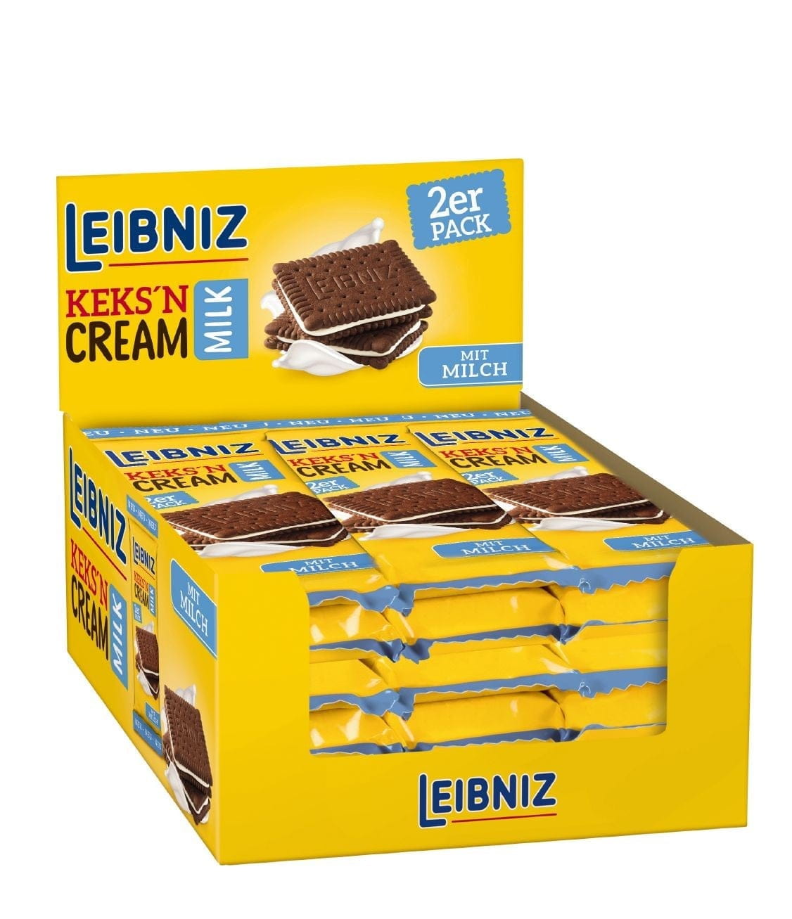 Leibniz Keksn Cream Milk 2er Pack