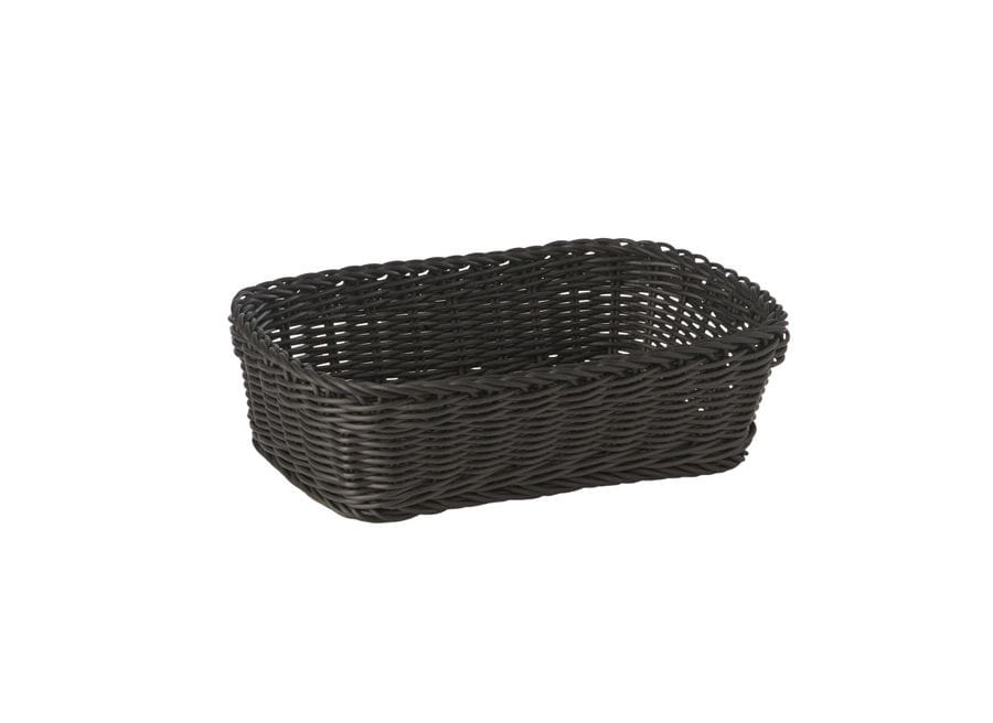 Korb rechteckig 26,5x19cm H:7cm PROFI LINE schwarz