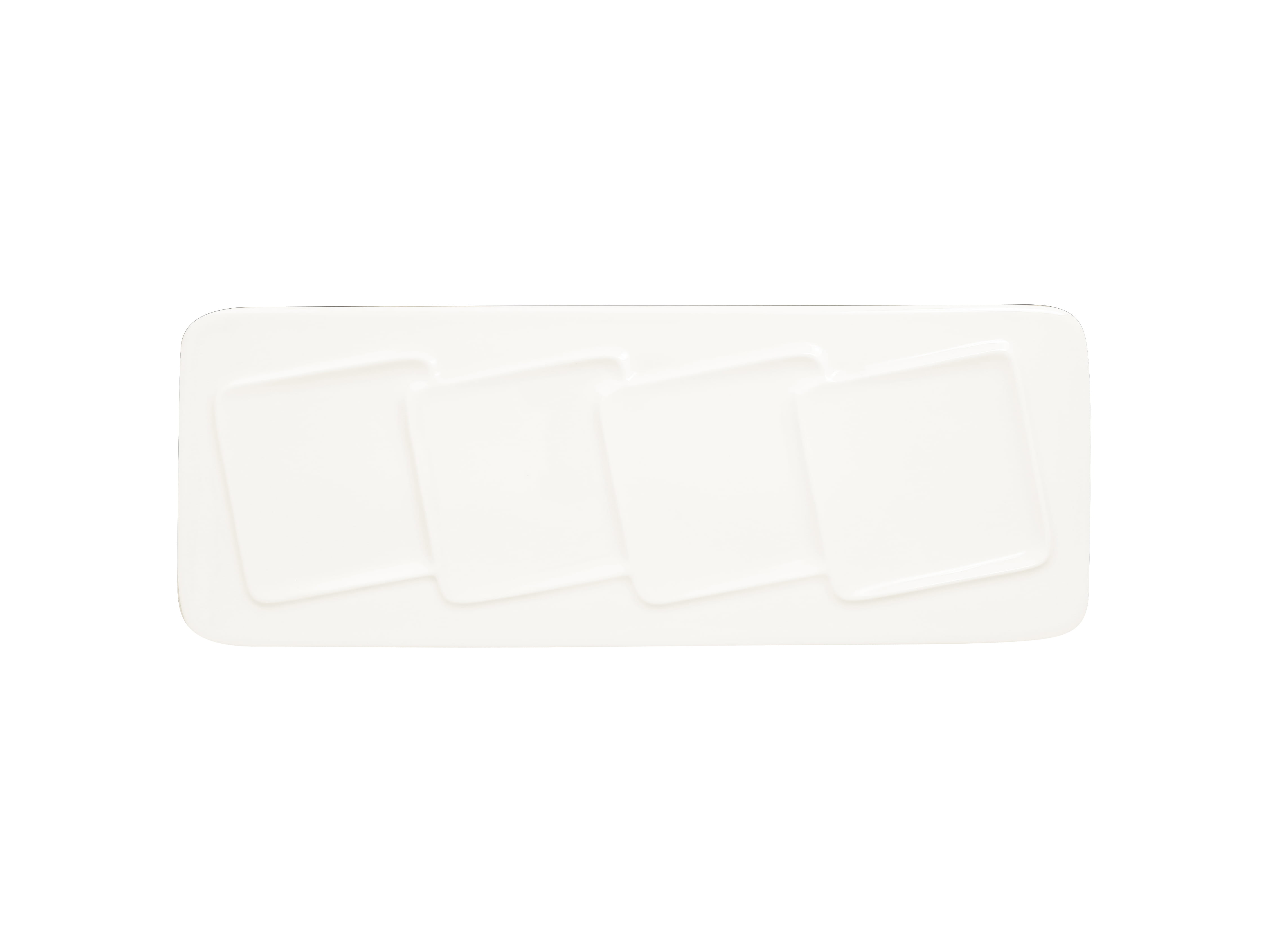 Teller rechteckig 37x14cm SUGGESTIONS CREATE white