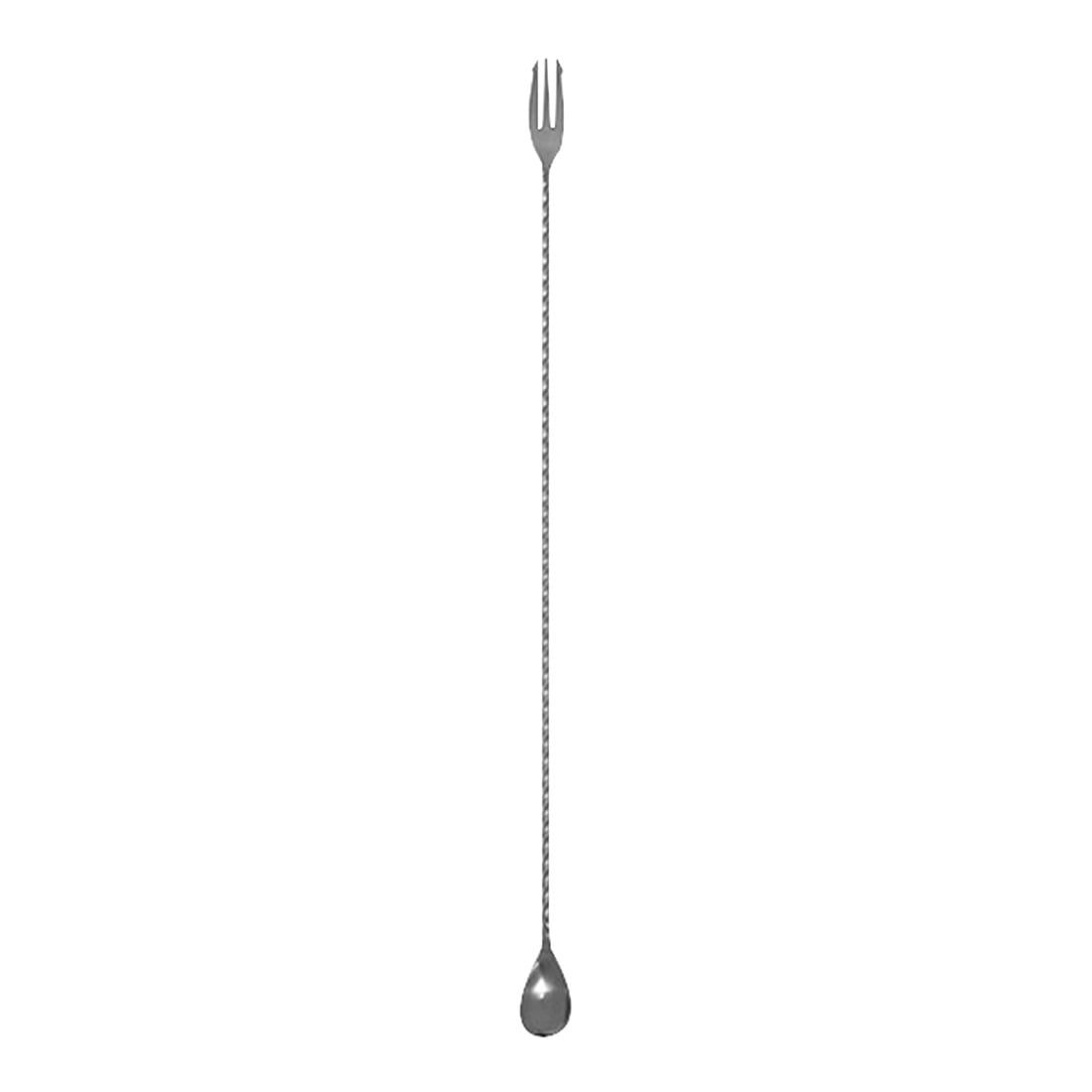 Barlöffel mit Gabel Edelstahl 50 cm