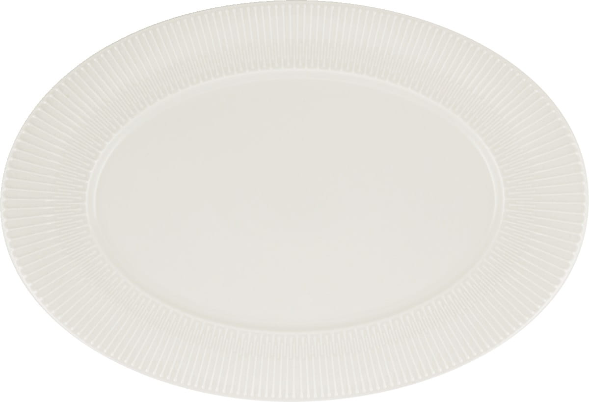 Platte oval Fahne Relief 34cm VIBES