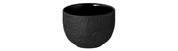 Dipschale 7 cm Relief Nori bisquit schwarz
