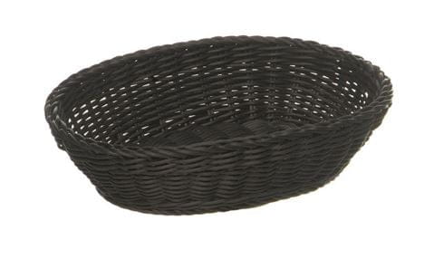 Korb oval 32x23cm H:7cm PROFI LINE schwarz
