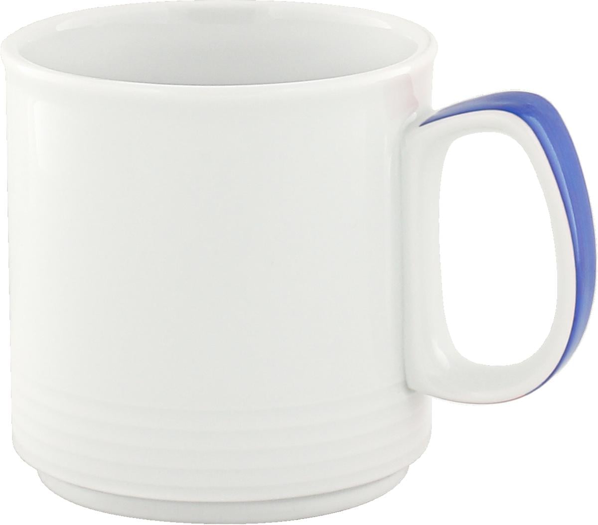 Spezialbecher stapelbar Relief 0.27l INVITA DIALOG PINSELBAND himmelblau