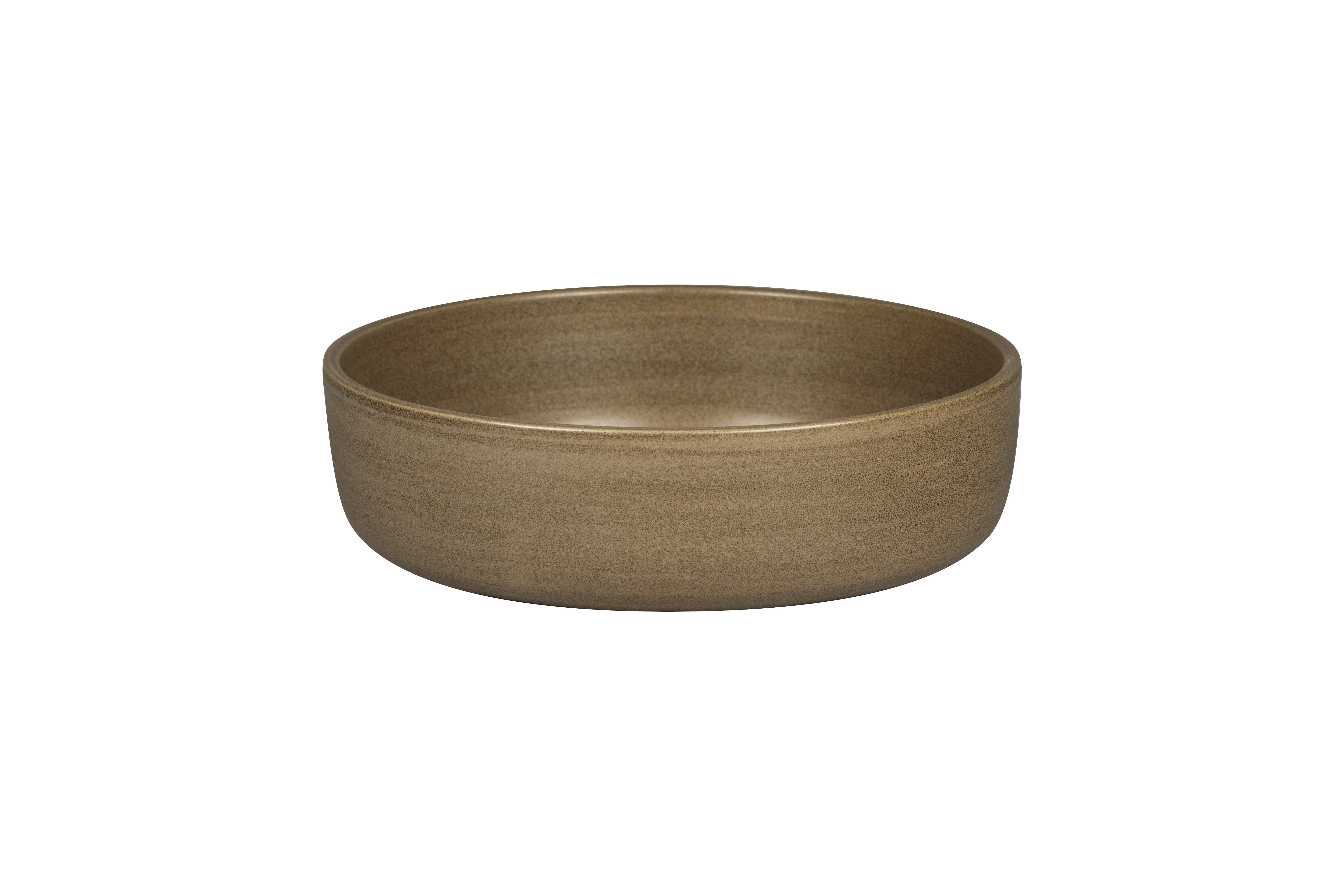 Schale Ø24cm H7,4cm 2300ml EASE SELVA dark brown