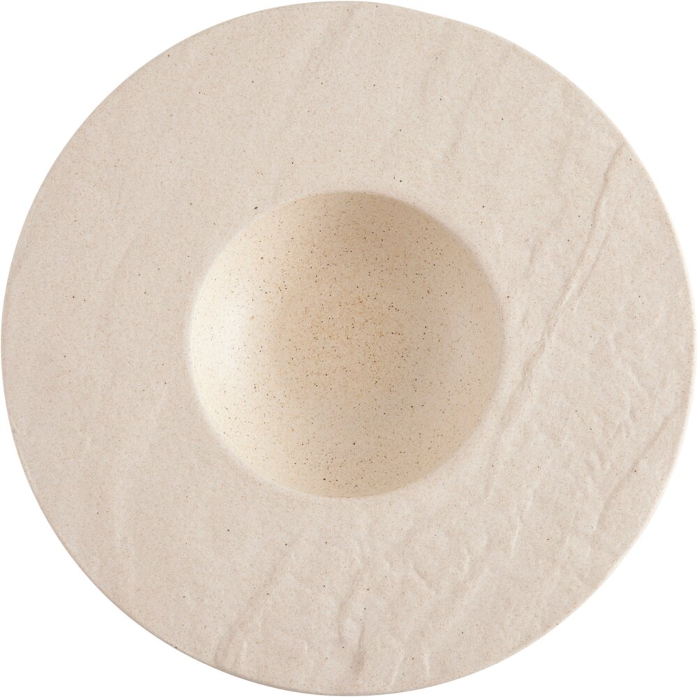 Gourmetteller tief 10cm NATURE light