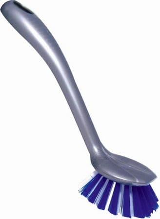 Spülbürste mit Aufhängeöse weiß/blau