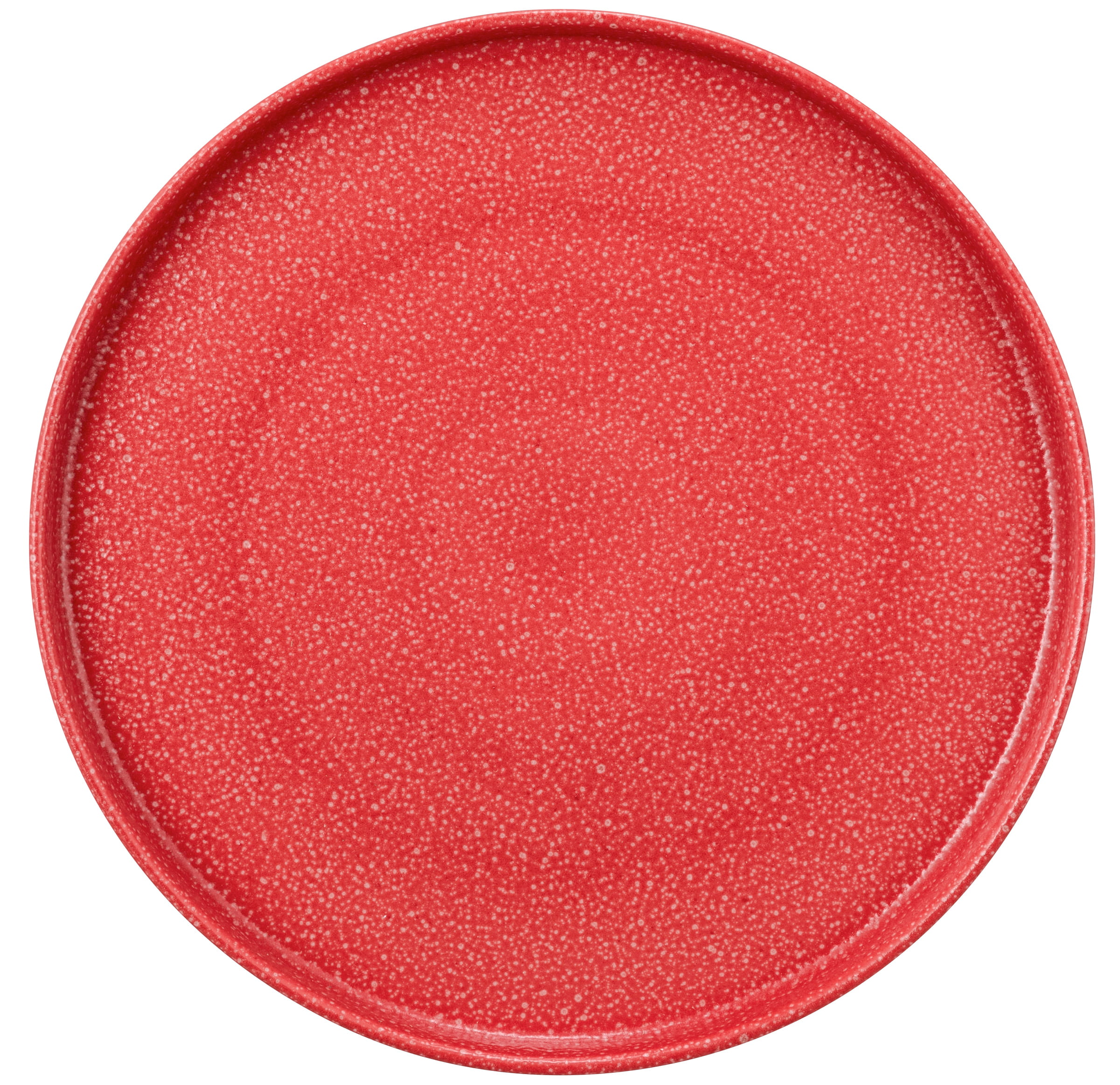 Teller flach 28cm GOOD MOOD intense red