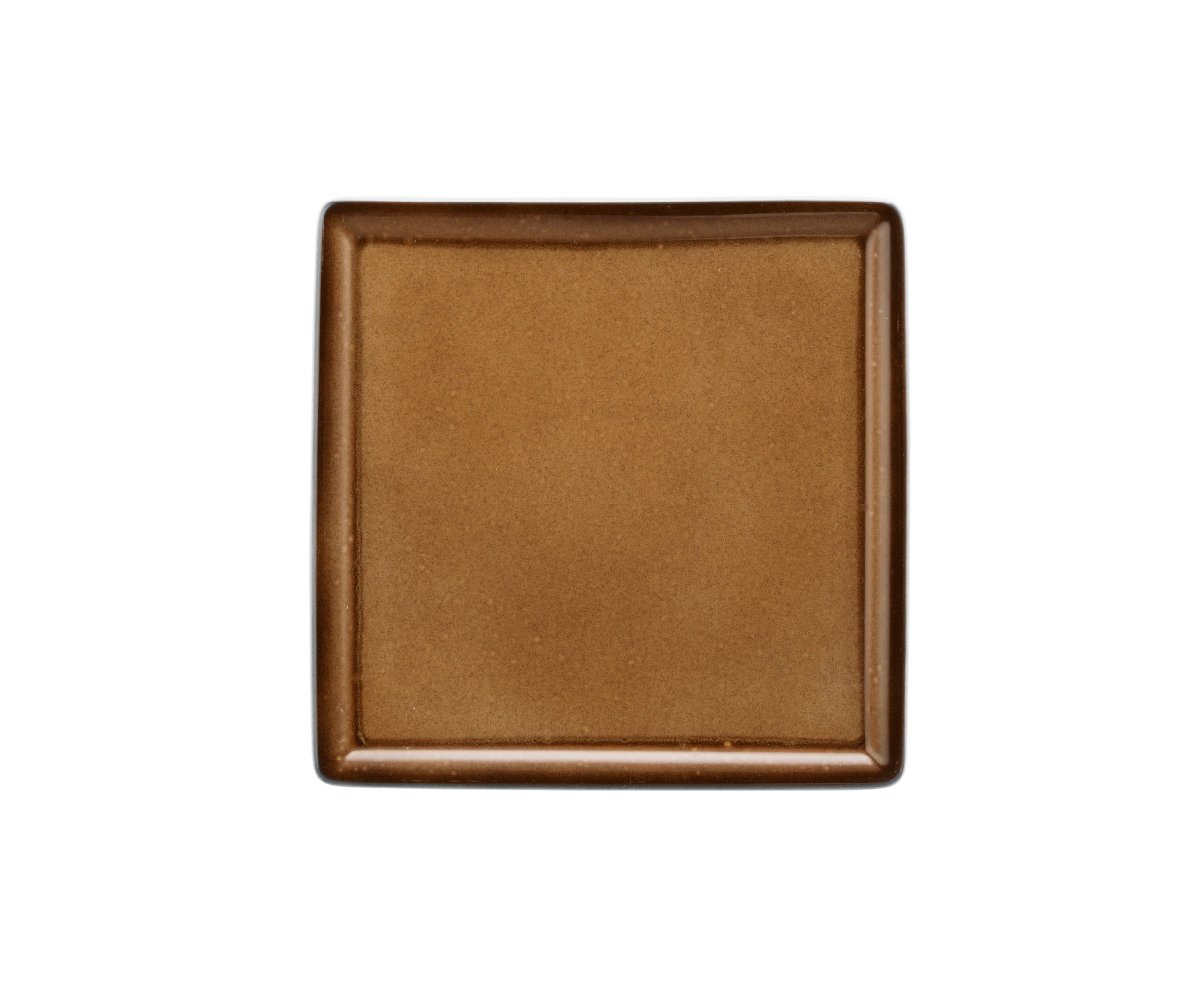 Platte eckig 5170 16x16cm BUFFET-GOURMET caramel