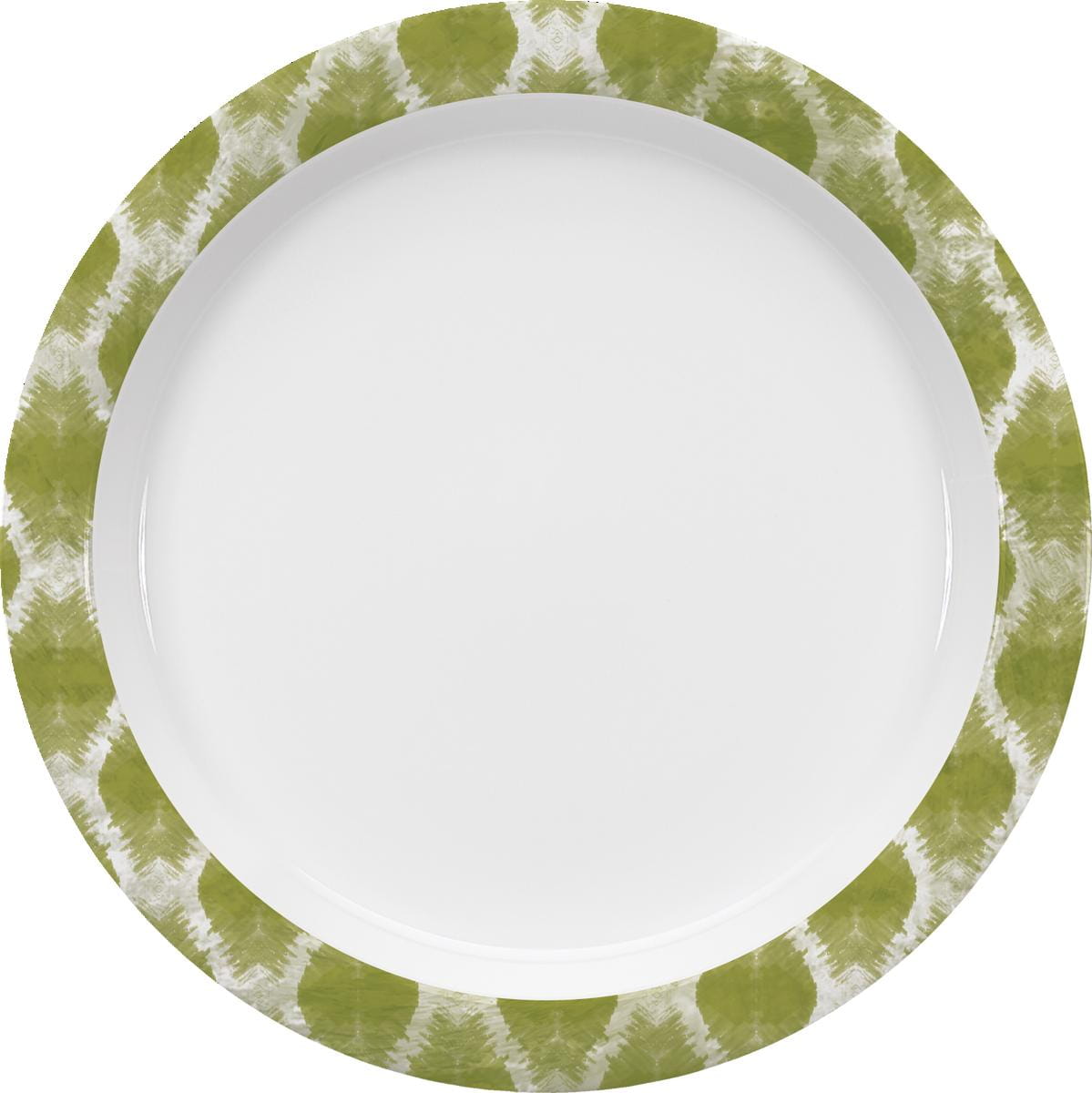 Spezialteller halbtief Fahne 25cm INVITA DIMENSION CALMERA green