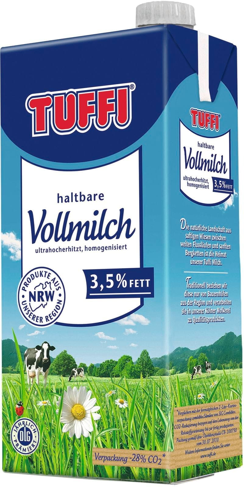 Tuffi H-Milch 3,5% 1L ultrahocherhitzt