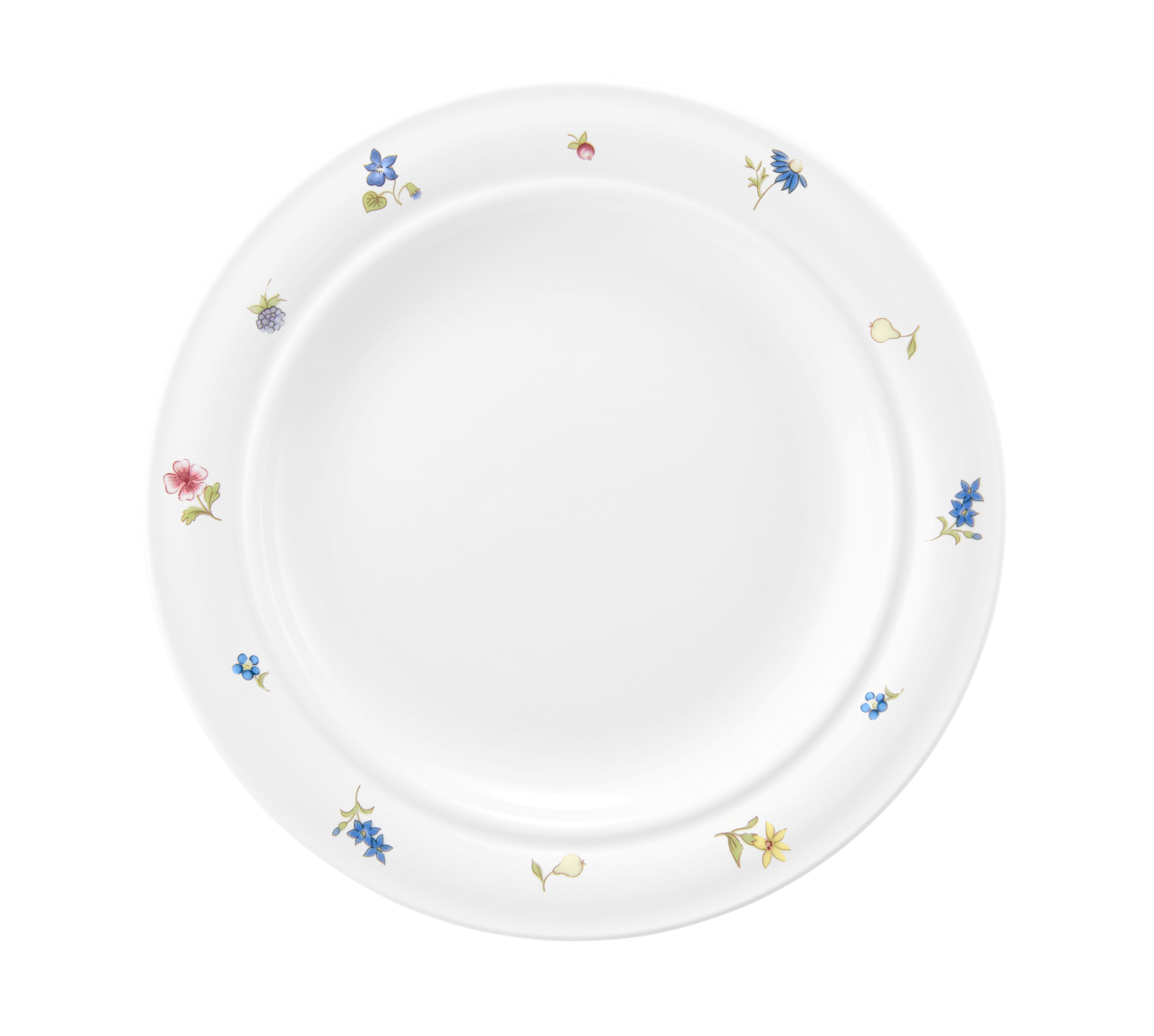 Teller rund flach 20cm Fahne COMMUNITY streublume