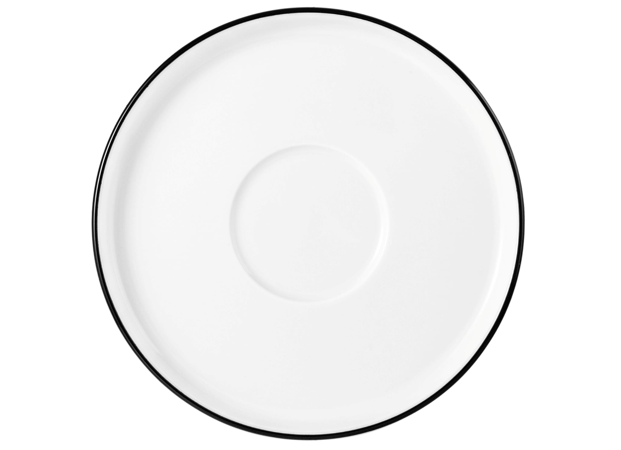 Espressountertasse rund 13cm M5402-13 GOOD MOOD black line