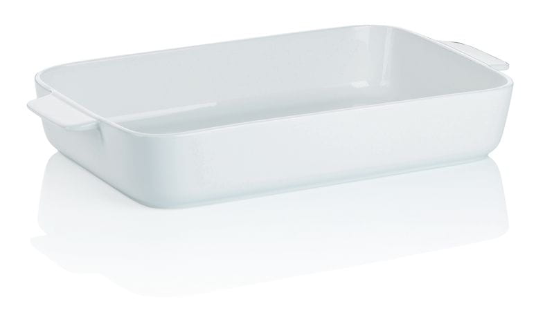 Auflaufform 40,5x23cm ESTER weiß
