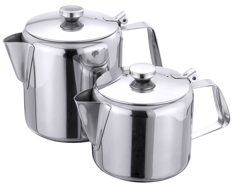 Teekanne 1,3l m.Sieb+Deckel 18/10