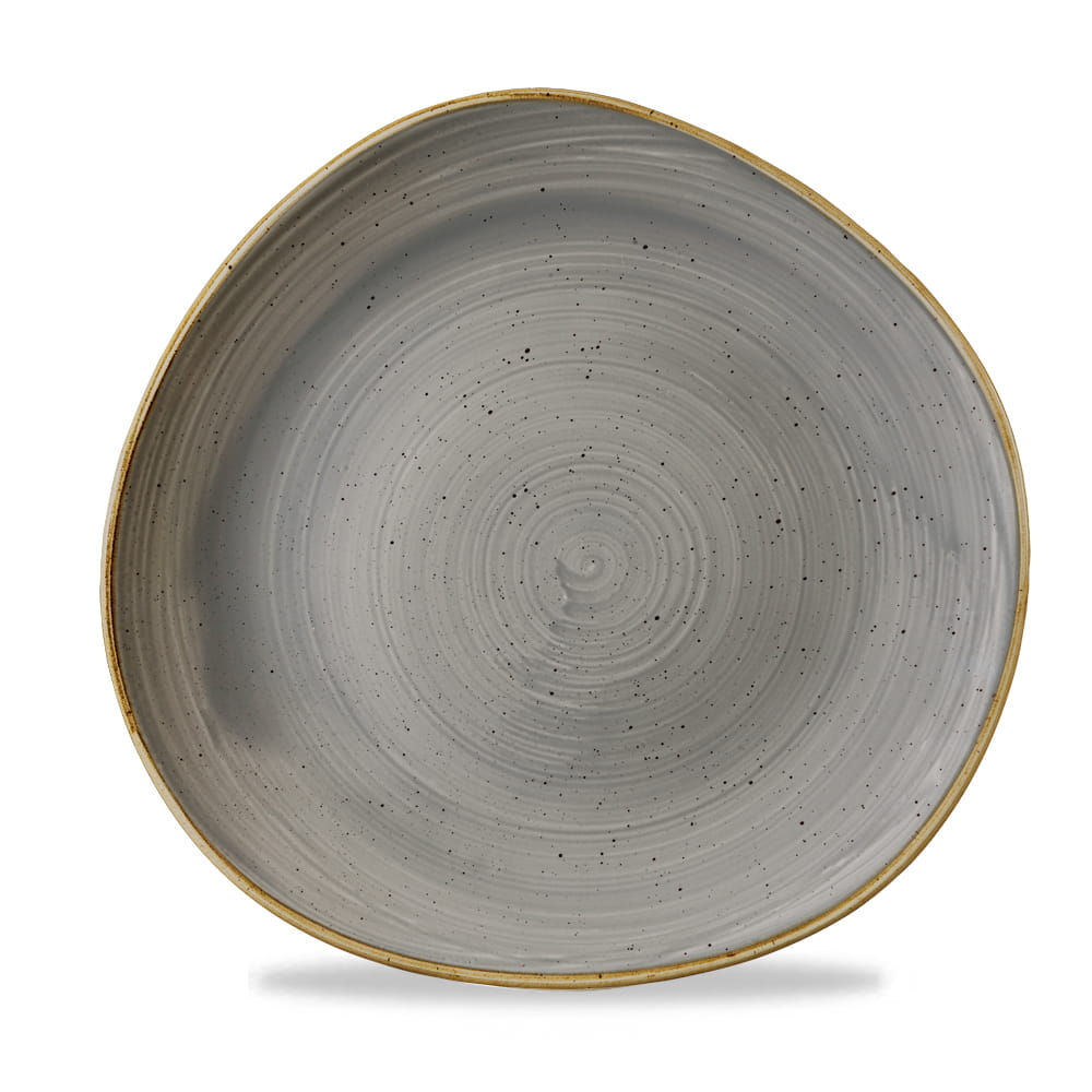 Teller flach Organic 26cm STONECAST peppercorn grey