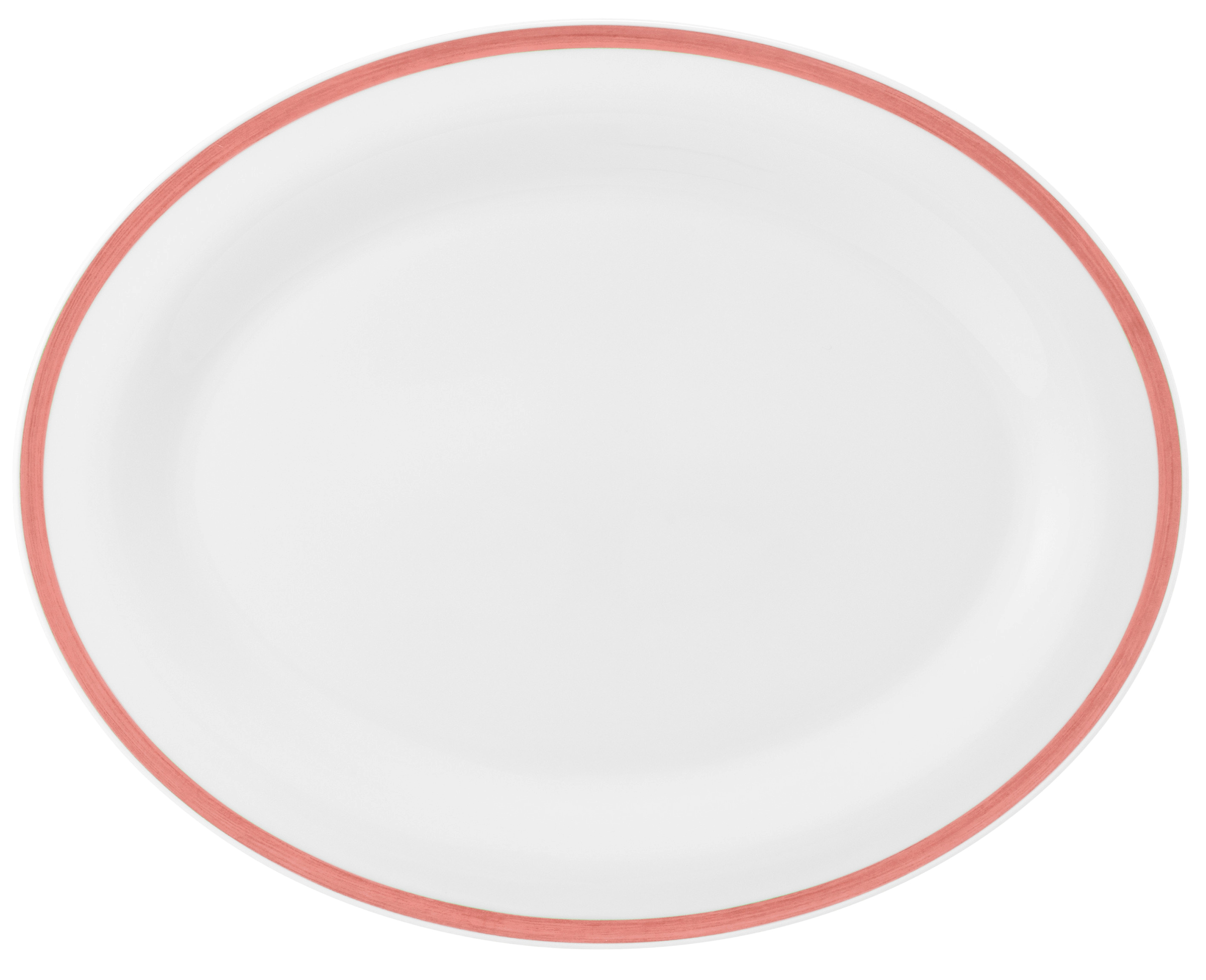 Platte oval oval 35cm COMMUNITY pinselband rot
