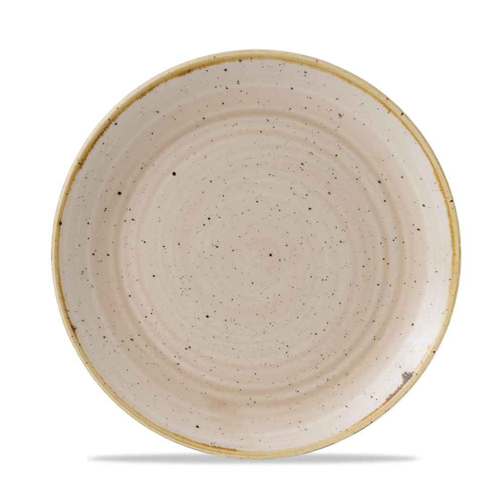 Teller flach coup 21,7cm STONECAST nutmeg cream