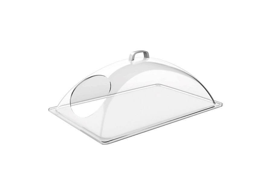 GN Kuppelhaube mit seitlichem Ausschnitt 54x33cm H:20cm