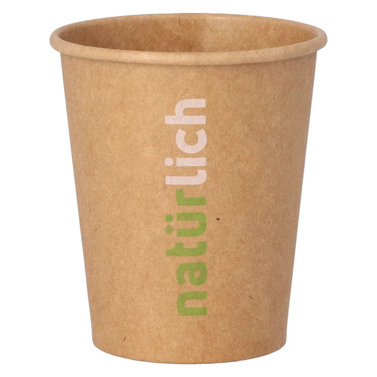 50 Stück Coffee-to-go-Becher 200ml KRAFT CUPS braun