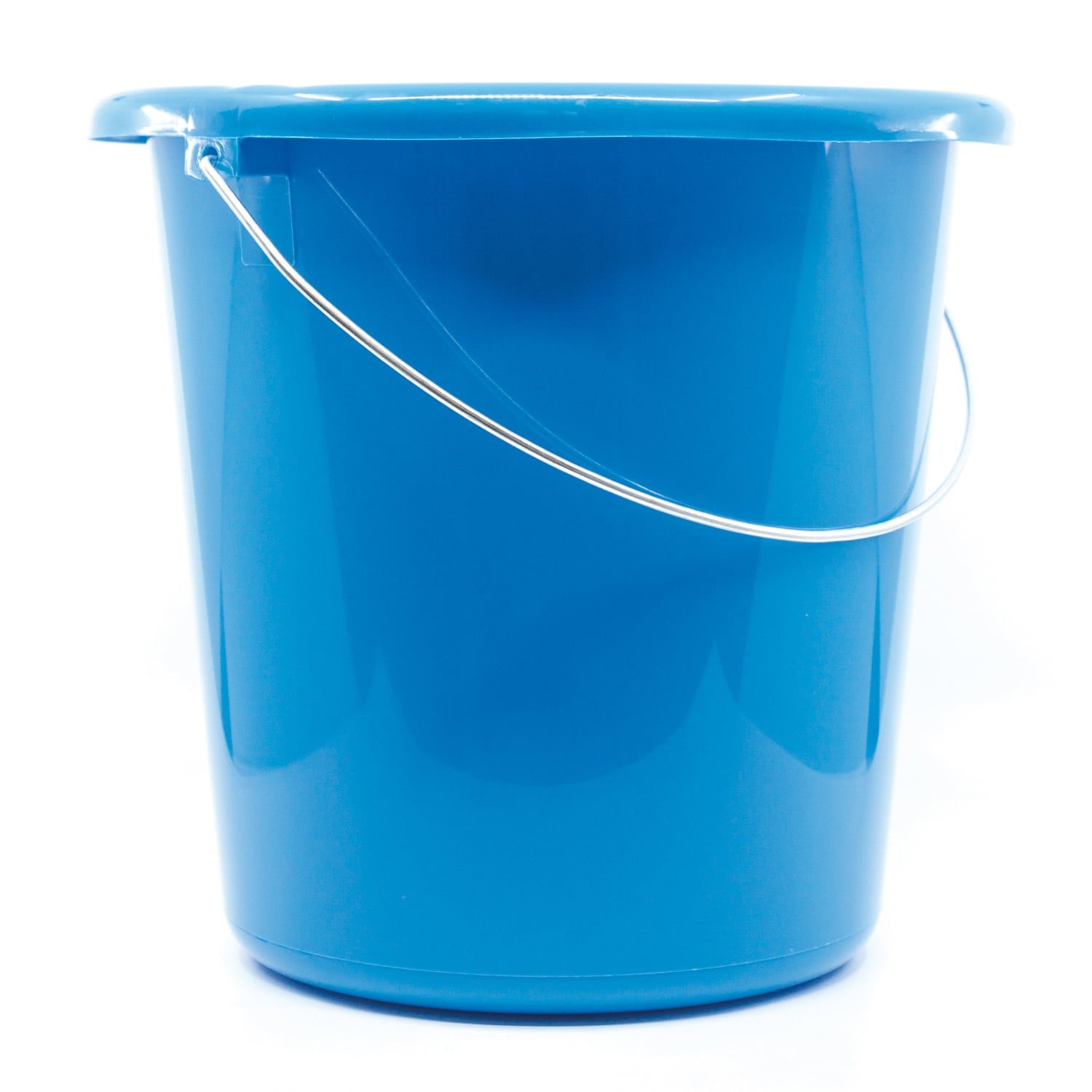 Eimer 10L mit Metallbügel blau