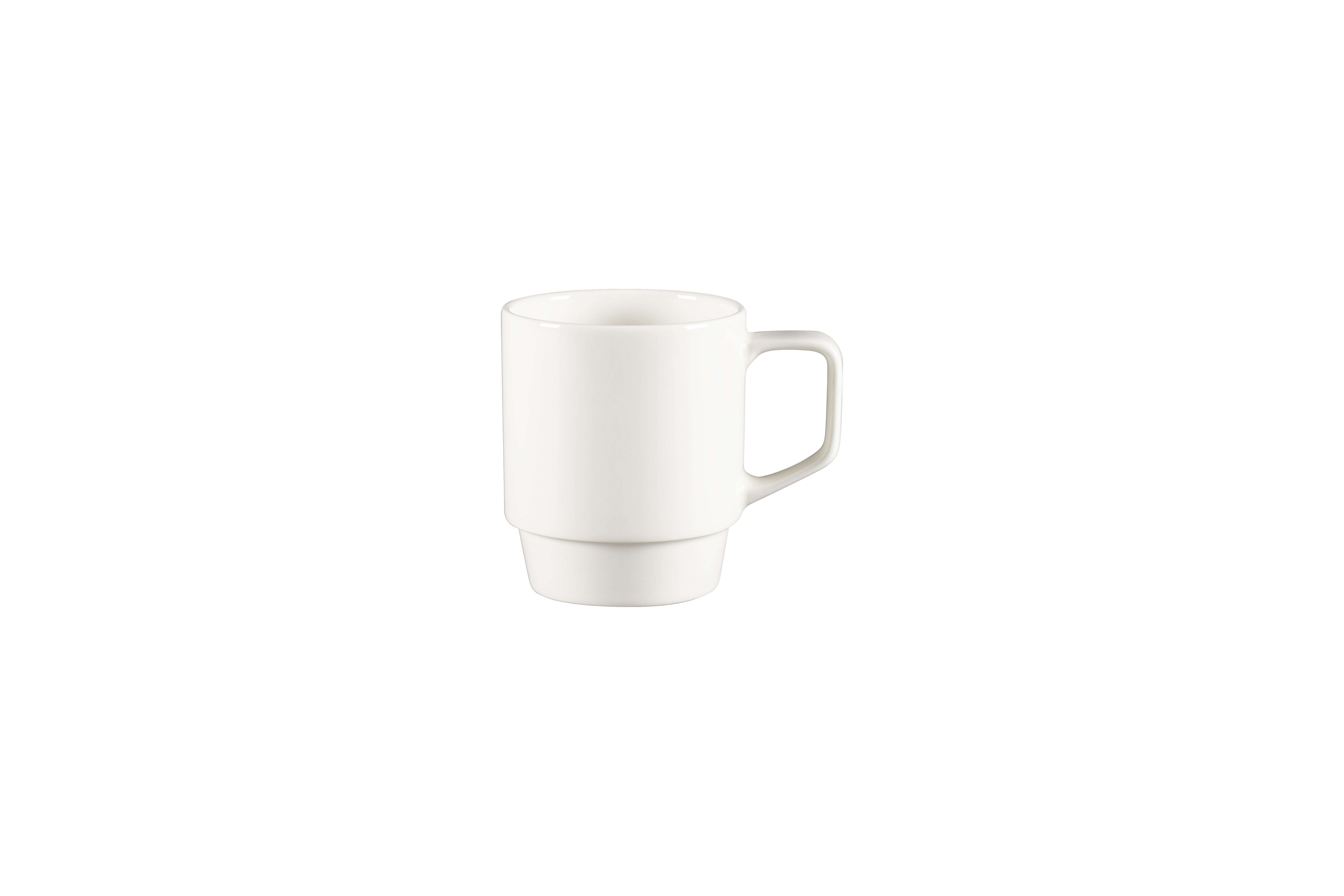 Kaffeebecher Ø9cm H10,3cm 0,42L SENSATE white