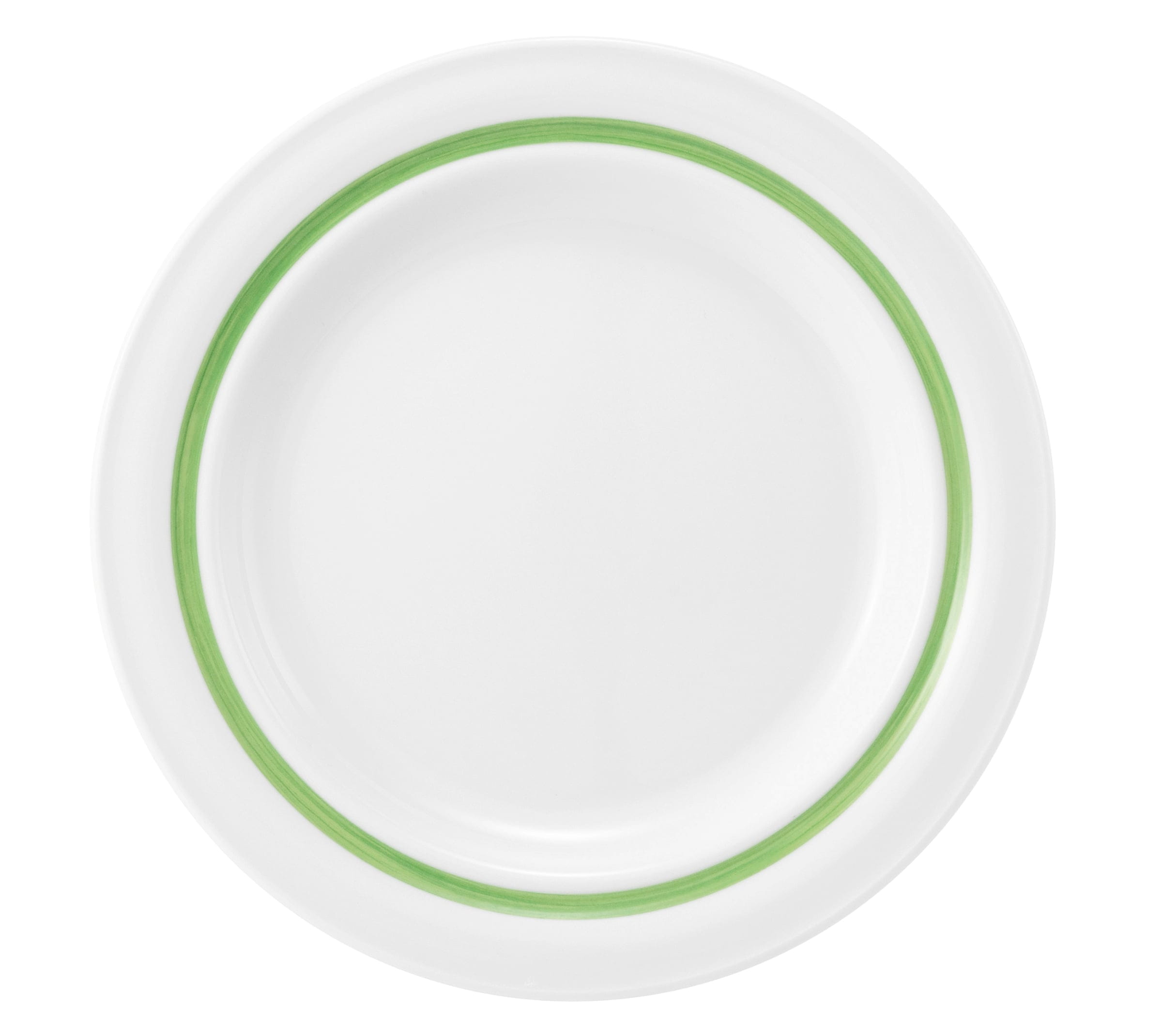 Systemteller rund flach 25,5cm COMMUNITY pinselband grün