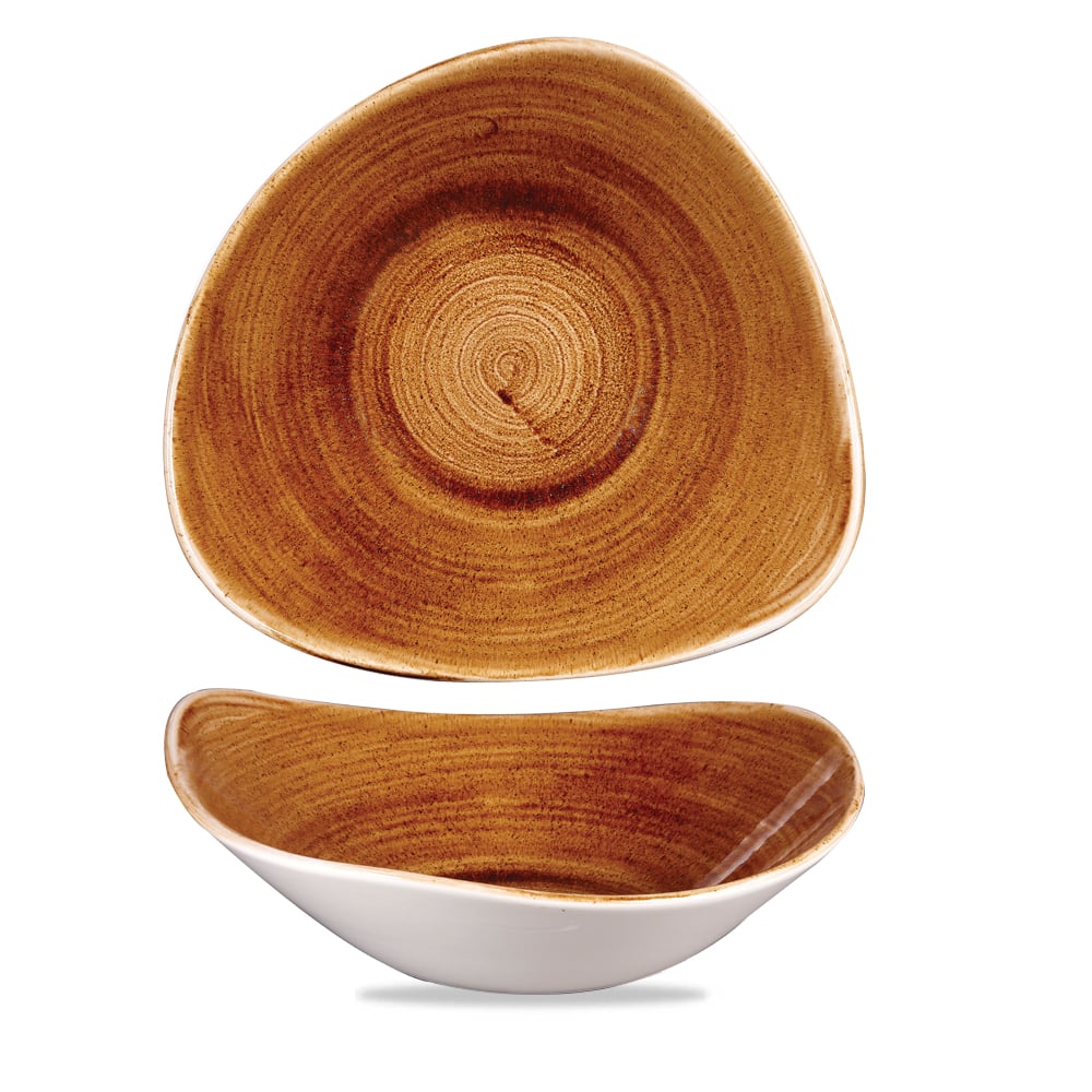 Schale dreieckig 23,5cm 600ml STONECAST PATINA vintage copper