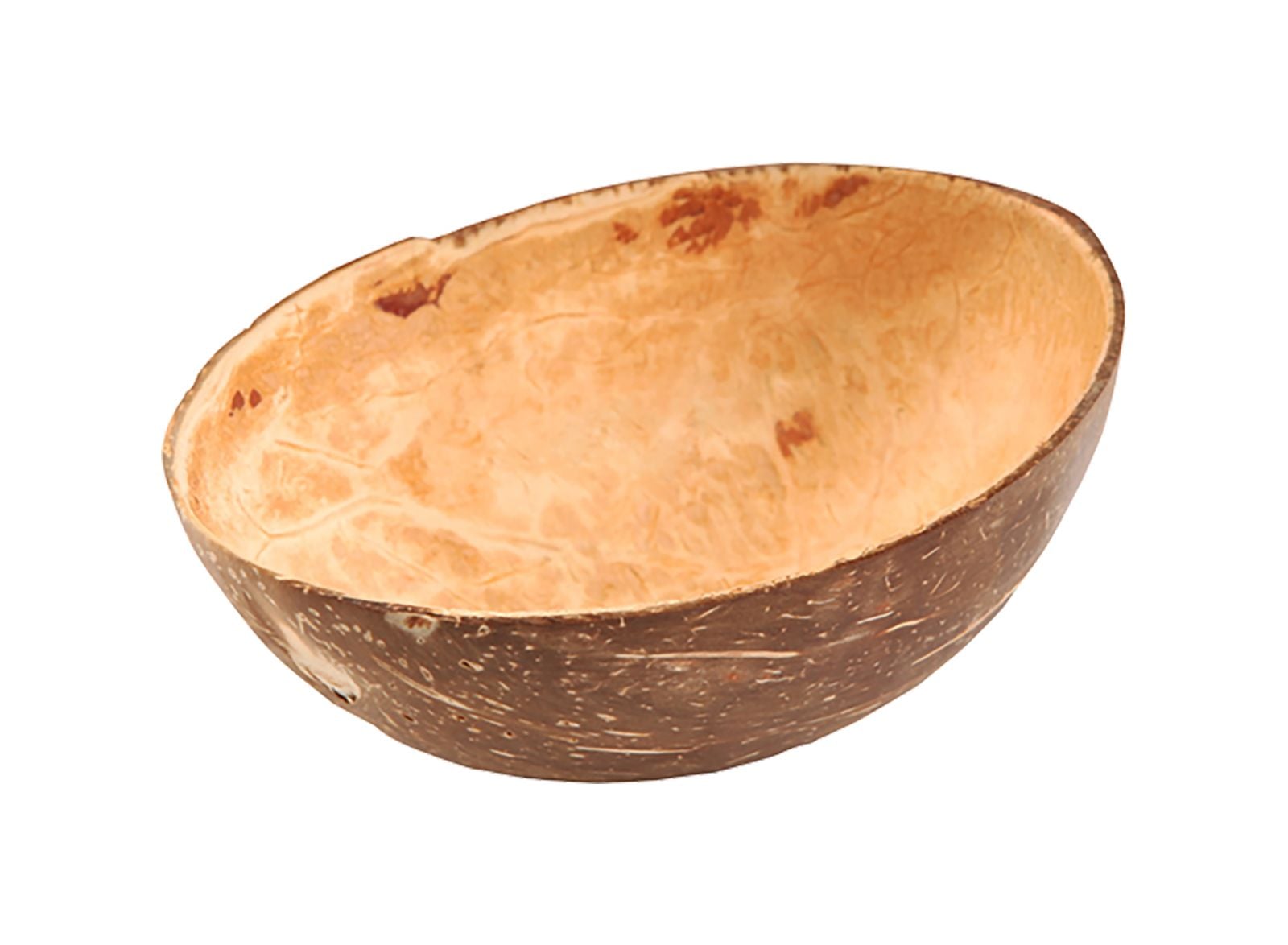 10 Stück Kokosnuss-Schale oval Einweggeschirr ADDITIONS