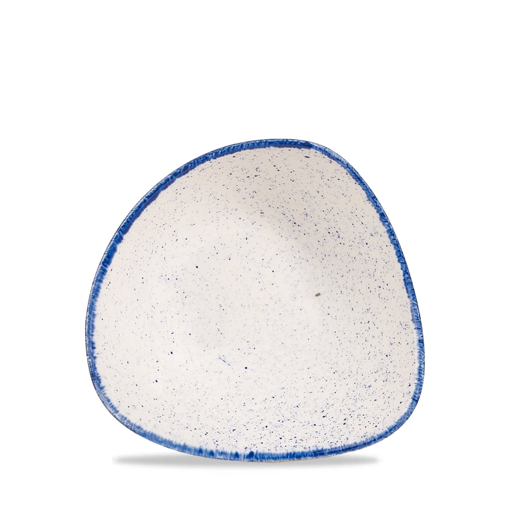 Schale dreieckig 15,3cm 260ml STONECAST HINTS indigo