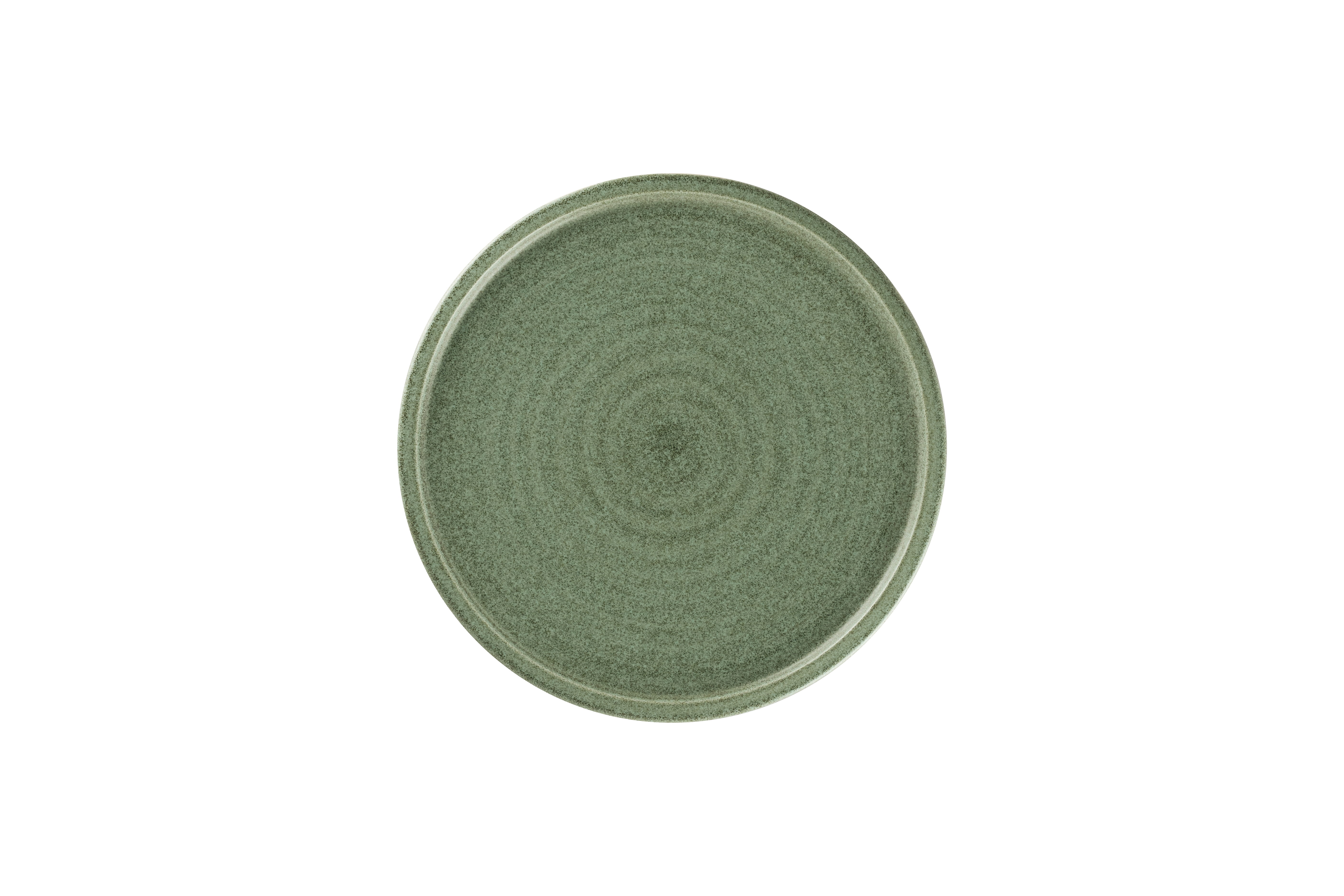 Teller flach coup Ø23,8cm H2,2cm 0 EASE SELVA dark green