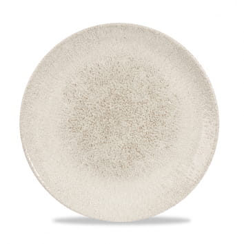 Teller flach coup 26cm RAKU agate grey