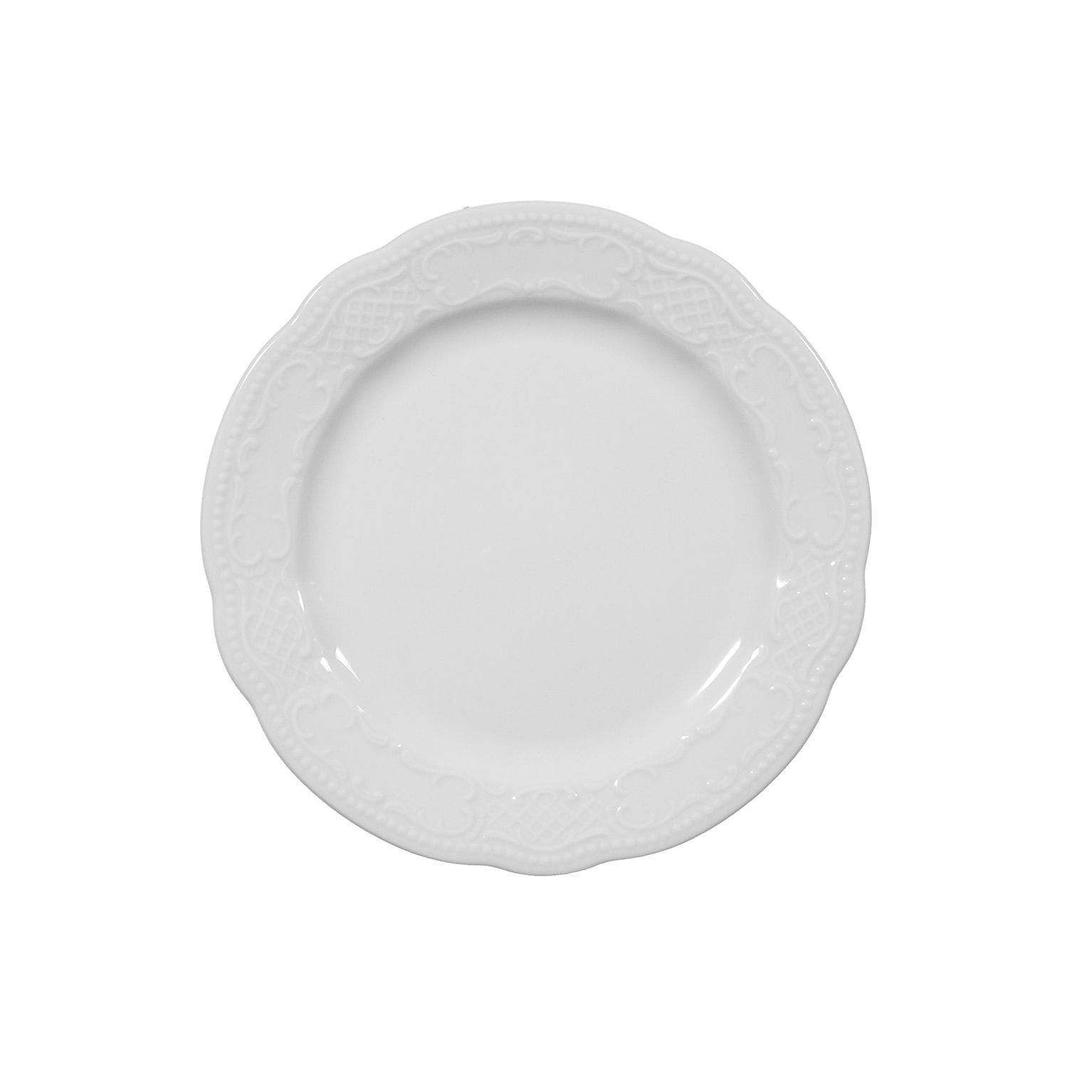 Teller flach 15cm SALZBURG weiß