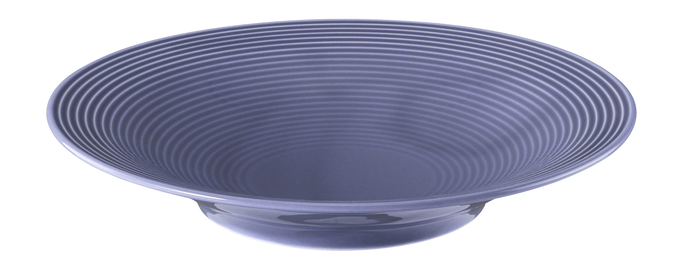 Teller rund mit Relief tief rund 22,5cm BEAT fliederblau