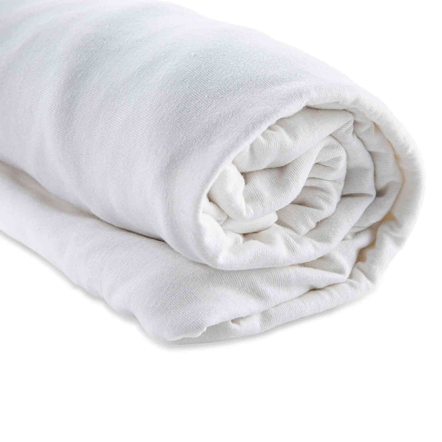 Kinder-Spannbettlaken ca. 70x140cm weiß