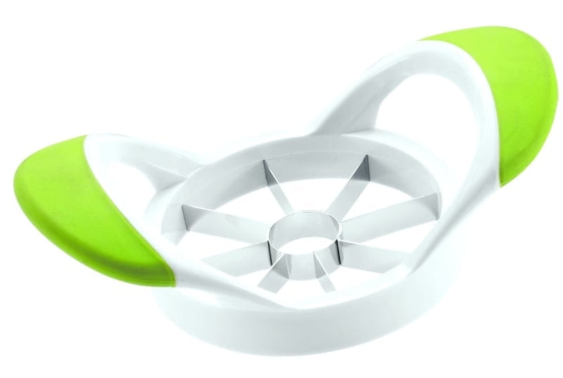 Apfel-/Birnenteiler 8-fach weiß/grün