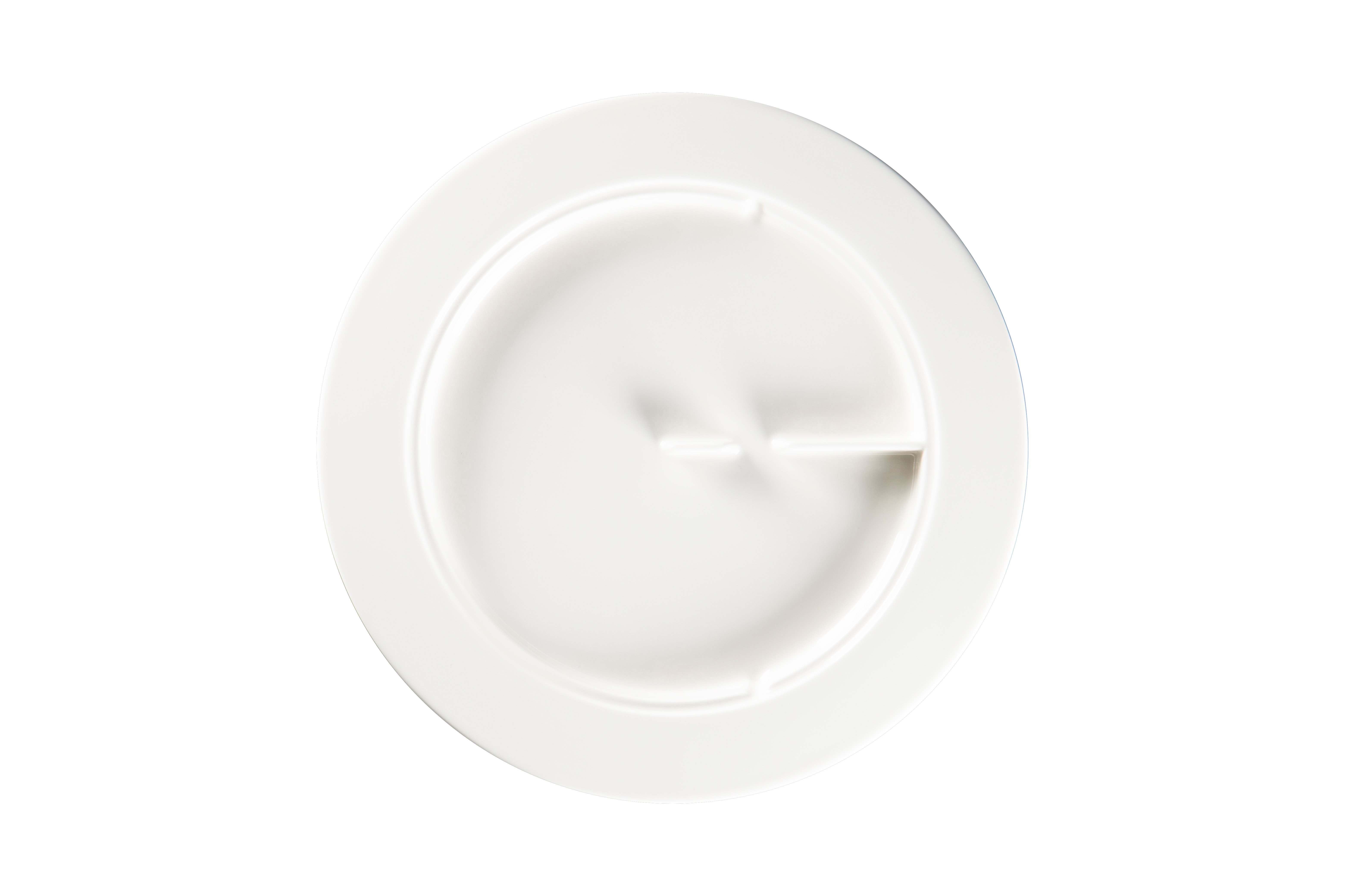 Teller flach mit Rand Ø28cm H3,1cm SENSATE white