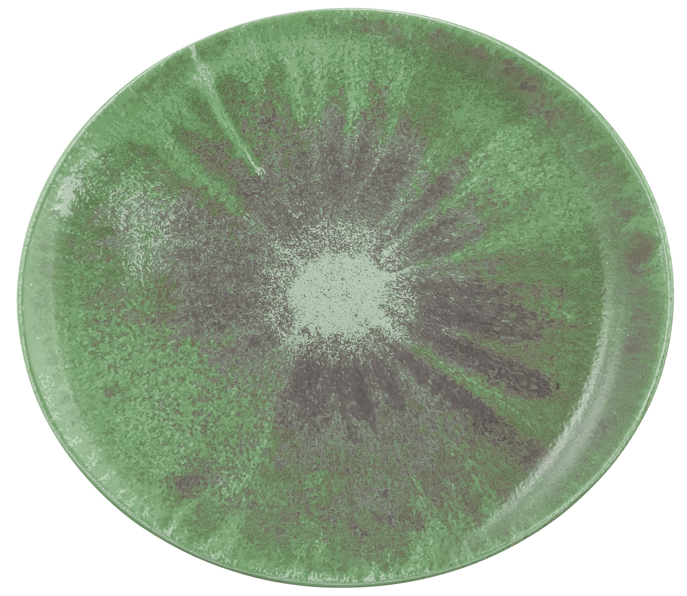 Teller oval oval 5235 34cm MODERN LIFE batik matcha