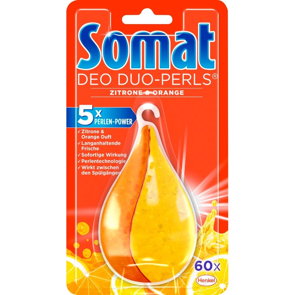 Spülmaschinen-Deo-Perls SOMAT Zitrone Orange